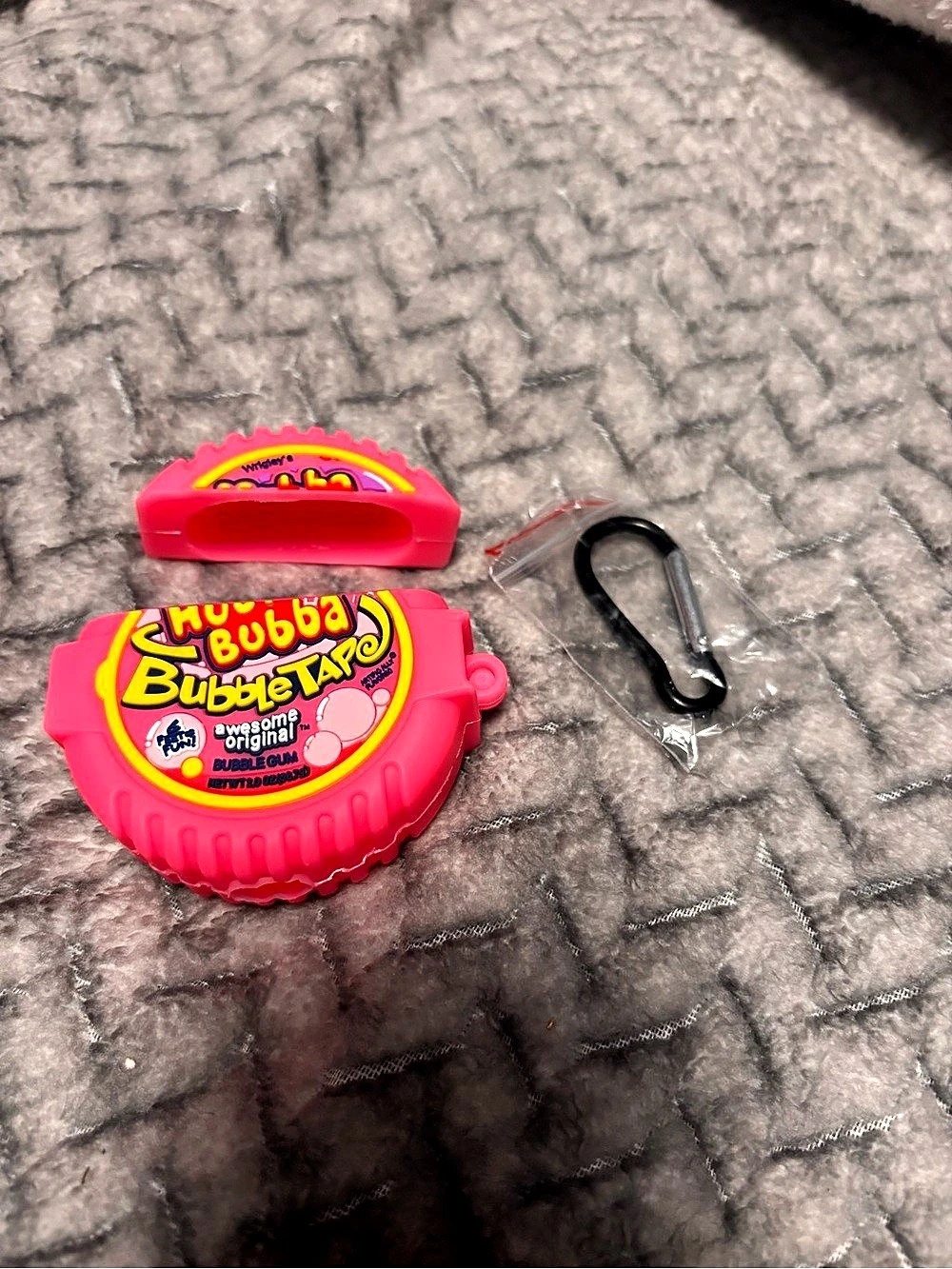 Hubba Bubba Bubble Tape AirPods Case Pink